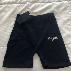 brandy melville new york biker short